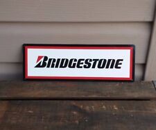 Bridgestone Tires 4 X 12  advertising metal vintage garage mechanics sign 50087 picture