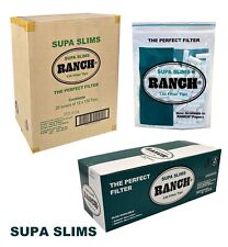 20 X Ranch Filters Supa Slim Green Filters. Total 31,200 Filters   picture