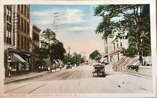 JERSEY CITY NJ Bergen Avenue Looking North Antique Postcard 1918 picture
