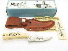 Vtg 1990 Limited Schrade 502SC Scrimshaw Sharpfinger Fixed Blade Hunting Knife picture