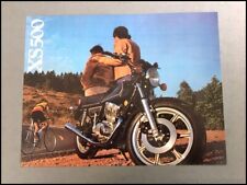 1977 Yamaha XS500 Bike Vintage Original Motorcycle Sales Brochure Folder picture
