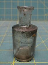 Vintage Early Miniature Glass Apothecary Jar Bottle picture