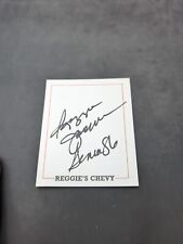 1986 Chevrolet Reggie Jackson Booklet With Signature picture