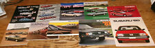 1980 1981 1982 1983 1984 - 1989 Subaru Full Line Sales Brochure Lot 10 XT picture