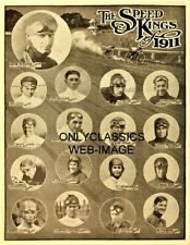 1911 SPEED KINGS MOTORCYCLE RACERS 8.5x11 POSTER INDIAN, YALE, MERKEL, EXCELSIOR picture