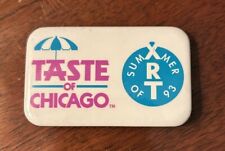 WXRT Summer of 93 Taste of Chicago pinback button vintage 1993 picture