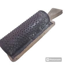 Antique Vintage Handmade Wooden Parmesan Cheese Grater picture