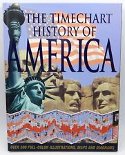 The Timechart History Of America - Fold Out 300 Illustrations, Maps, Diagrams picture