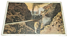 1913 ATSF SANTA FE FRED HARVEY APACHE CANYON NEW MEXICO USED RPO POST CARD picture