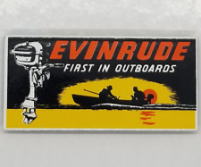 Evinrude First In Outboards Glossy Metal Fridge Magnet Advertising picture