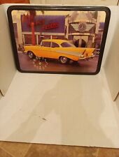 1957 Chevy Bel Air Maxcy Flyers Wall Clock Pre-owned picture