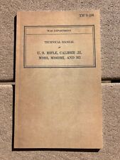 WW2 US Army Military Technical Rifle Caliber .22 M1922 M1922M1 M2 Book TM 9-280 picture