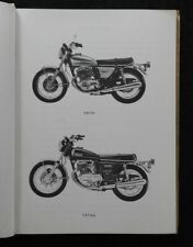 1972-1975 YAMAHA 750cc MODEL TX750 TX750A MOTORCYCLE PARTS CATALOG MANUAL NICE picture