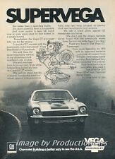 1973 Chevrolet SuperVega Vega -  Original Advertisement Print Art Car Ad J766 picture
