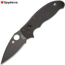 Spyderco Manix 2 S30V DLC Plain Blade Black G10 C101GPBBK2 - Authorized Dealer picture