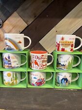 Lot of 8 Starbucks “You Are Here Series” Mugs 14 oz picture