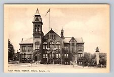 Stratford Ontario-Canada, Court House, Antique, Vintage Postcard picture