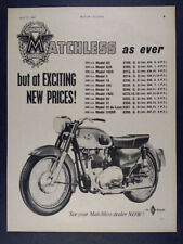 1961 Matchless 250 350 500 650 Motorcycles vintage print Ad picture