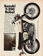 1969 Suzuki T-350 Rebel - Vintage Motorcycle Ad picture