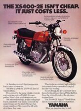 1978 Yamaha XS400 Motorcycle Bike Original Advertisement Print Art Ad J362 picture