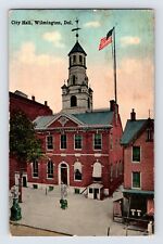 Postcard Delaware Wilmington DE City Hall 1915 Posted Divided Back picture