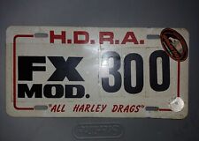 Vintage Harley-Davidson HDRA All Harley-drag Races License Plate picture