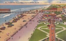 Daytona Beach, FL - Pier Casino & Ocean Front - BIRDSEYE - 1956 - Ferris Wheel picture