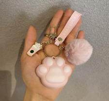 Starbucks Cute Cat‘s claw POMPON Cup Pendant Bag Decoration Keychain Gifts HOT picture