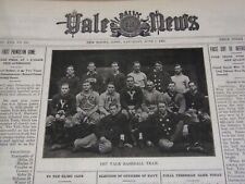 1906-1907 YALE NEWS NEWSPAPER BOUND VOLUME - CONNECTICUT NEW HAVEN - BV 40 picture