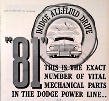 1944 Dodge Print Ad All Fluid Drive 81 Mechanical Parts Cushioned Protected picture