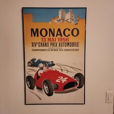 Vintage Lithographic Poster Monaco Grand Prix 1956, May 13 Signed J. Ramel picture