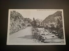 Vintage RPPC Postcard Uncompahgre River And The Million Dollar Highway CO picture
