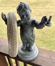 Fisk Tire Boy Advertising Spelter picture