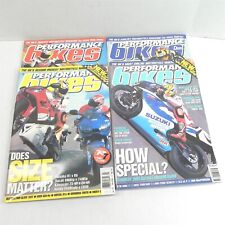 1999 PERFORMANCE BIKES MAGAZINE LOT OF 4 ISSUES SPORT BIKES RACING MOTOGP UK  picture