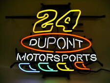 New #24 JEFF GORDON DUPONT Motor Sports Neon Sign 24
