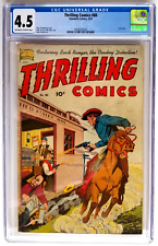 THRILLING COMICS #80 CGC VG+ 4.5 STANDARD 1951 ALEX SCHOMBURG COVER. LAST ISSUE picture