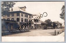 Real Photo Hotel Cleveland Storefronts & Wagon Cleveland NY New York RP RPPC D1 picture