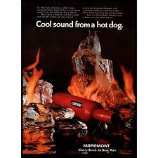 1971 Maremont Cherry Bomb Hot Dog Muffler Vintage Print Ad Fire & Ice Wall Art picture