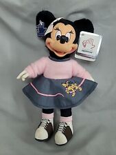 Vintage Applause Disney Minnie Mouse Sock Hop Plush Doll picture
