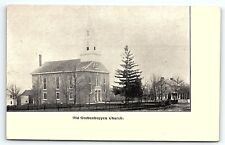 c1905 OLD GOSHENHOPPEN CHURCH PENNSYLVANIA EARLY UNDIVIDED POSTCARD P4057 picture