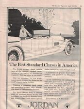 1918 Jordan Sport Marine Original ad - Best standard chassis in America - Rare picture
