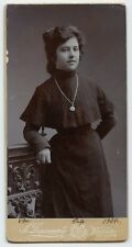 Fanny Natanzon, Russian Jewish Girl, Vintage Photo Nikolaev, Ukraine, 1904 picture