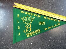 Lambretta Felt Flagstaff Banner Flyer - Woburn Abbey 1959 picture