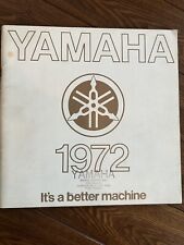 1972 Yamaha Motorcycle Bike Vintage 64-page Brochure Catalog - Enduro Mini Cross picture