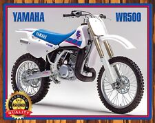 1991 Yamaha - WR500 - Motocross - Metal Sign 11 x 14 picture