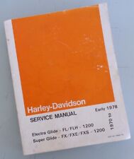 1970-1978 HARLEY DAVIDSON SHOVELHEAD AMF MANUAL BOOK FLH FL ELECTRA GLIDE FX FXE picture