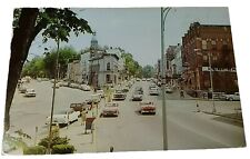 Hillsdale, Michigan Broad and Howell Street Post Card picture