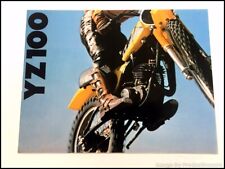 1979 Yamaha YZ100 YZ 100 Motorcycle Dirt Bike Vintage Sales Brochure Folder picture