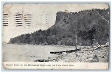 Twin Cities Minneapolis MN Postcard Maiden Rock On Mississippi River 1908 Posted picture