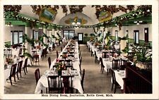 Postcard Main Dining Room at Sanitarium in Battle Creek, Michigan picture
